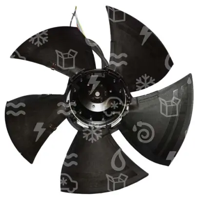ventilátor sací, d = 315 mm, 1~230V, 50/60 Hz, 6 pol, EBM PAPST